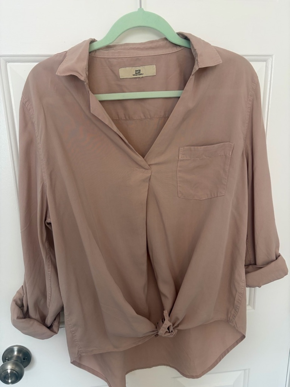 Thread & Supply: Tie-Front Women's Blouse
